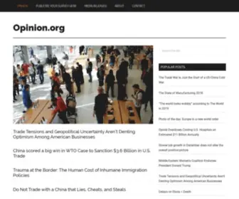 Opinion.org(Opinion matters) Screenshot