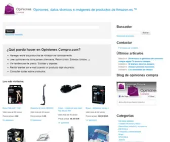 Opinionescompra.com(Opiniones, datos técnicos e imágenes de productos de Amazon.es ™) Screenshot