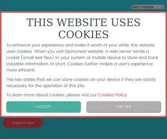 Opinionest.com(Paid Online Surveys) Screenshot
