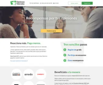 Opinionesvaloradas.com.ar(Encuestas en línea) Screenshot