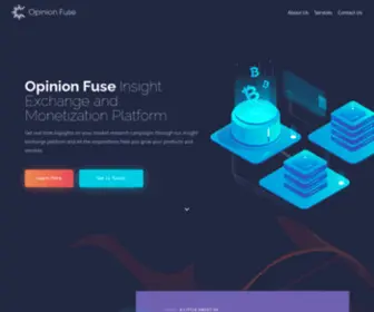 Opinionfuse.com(Opinion Fuse) Screenshot