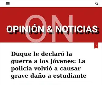 Opinionynoticias.com.co(Opinión y Noticias) Screenshot