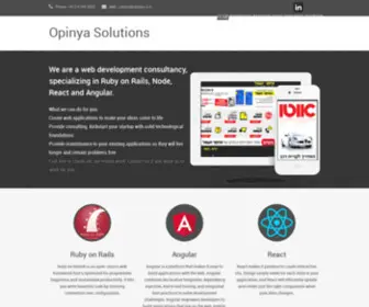 Opinya.co.il(Opinya Solutions) Screenshot