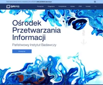 Opi.org.pl(Ośrodek Przetwarzania Informacji) Screenshot