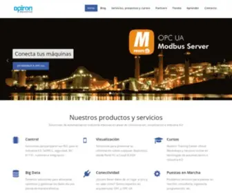 Opiron.com(Opiron Electronics Inicio) Screenshot