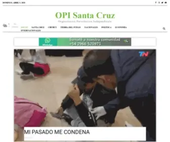 Opisantacruz.com.ar(Últimas Noticias) Screenshot