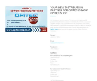 Opitec.co.uk(The Opitec Shop has arrived in the UK) Screenshot