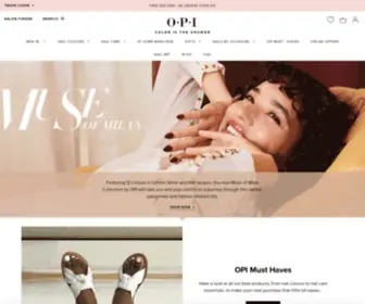 Opiuk.com(OPI Nail Polish) Screenshot