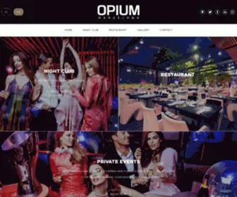 Opiumbarcelona.com(Opium Barcelona) Screenshot