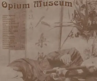 Opiummuseum.com(Opium Museum) Screenshot