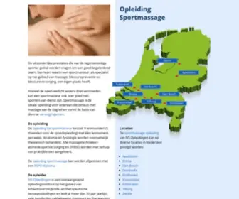 Opleiding-Sportmassage.nl(Sportmassage) Screenshot