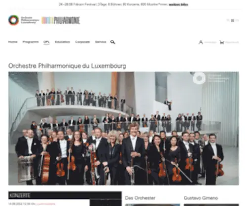 OPL.lu(Luxembourg Philharmonic) Screenshot