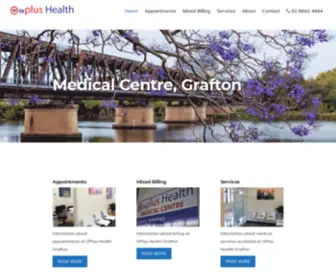 Oplushealthgrafton.com.au(O Plus Health) Screenshot