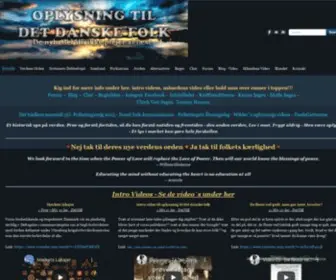 Oplysning.org(Forside) Screenshot