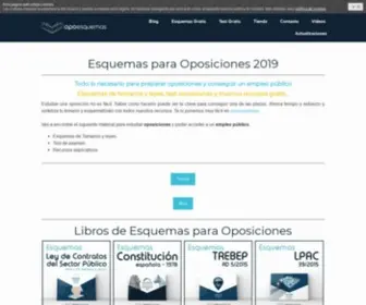 Opoesquemas.es(Esquemas para oposiciones) Screenshot