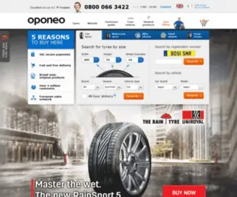 Oponeo.com(Buy Cheap New Tires Online) Screenshot