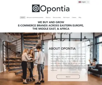 Opontia.com(Sell your online business Eastern Europe) Screenshot