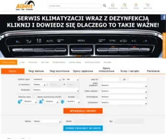 Oponyalbert.pl(Wyszukiwarka opon i alufelg) Screenshot