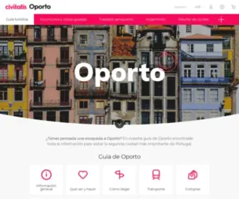 Oporto.net(Guia de viajes y turismo en Oporto) Screenshot