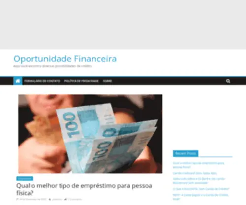 Oportunidadefinanceira.online(Oportunidade Financeira) Screenshot