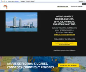 Oportunidadesfl.com(Plataforma principal con información de Florida) Screenshot