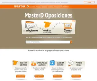 Oposicionesmasterd.es(Academia Oposiciones Online) Screenshot