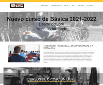 Oposicionessaga.com(Oposiciones Saga) Screenshot