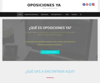 Oposicionesya.com(OPOSICIONES YA) Screenshot