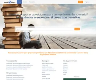 Oposiziones.com(Portal de oposiciones) Screenshot