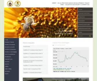 Opot.co.za(Oil and Protein Seeds Development Trust (OPDT)) Screenshot