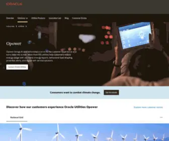 Opower.com(Utilities Energy Efficiency) Screenshot