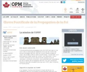 OPPF.ca(La mission de l'OPPF) Screenshot