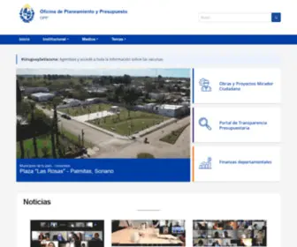 OPP.gub.uy(Oficina de Planeamiento y Presupuesto de la República) Screenshot