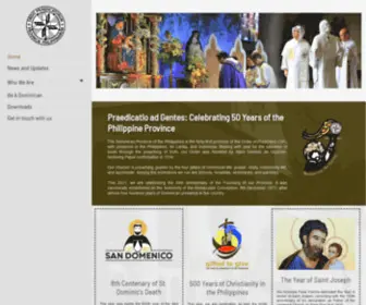 Opphil.org(Dominican Province of the Philippines) Screenshot
