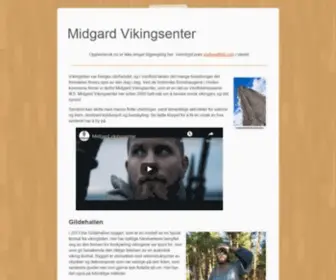 Opplevlarvik.no(Midgard Vikingsenter) Screenshot