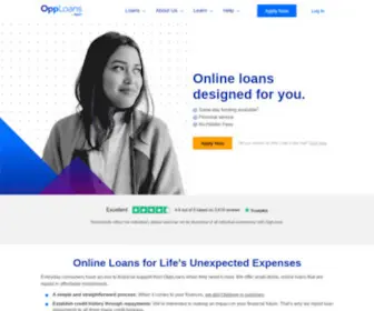 Opploans.com(Online Loans) Screenshot