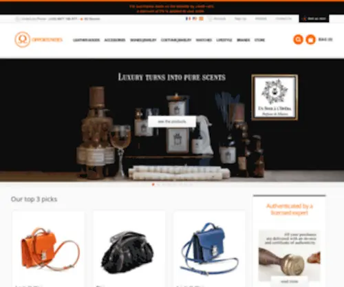 Opportunities.eu.com(Opportunities, Pre-owned &amp; Second hand Luxury goods (handbags, jewelry, scarves, watches)) Screenshot
