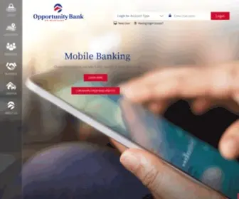 Opportunitybank.com(Opportunity Bank (Helena) Screenshot