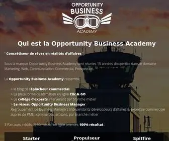 Opportunitybusinessacademy.fr(Opportunity Business Academy) Screenshot