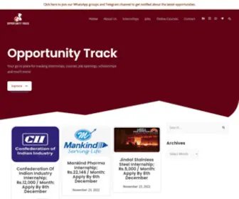 Opportunitytrack.in(Opportunity Track) Screenshot