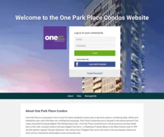 Oppsouth.ca(One Park Place Condos) Screenshot