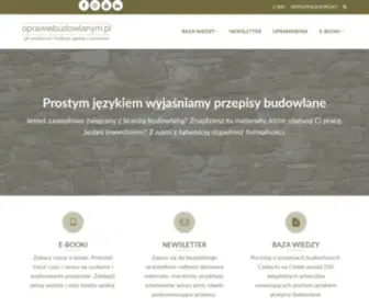 Oprawiebudowlanym.pl(I budowa) Screenshot