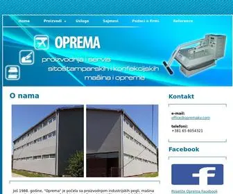 Opremakv.com(Oprema Kraljevo) Screenshot