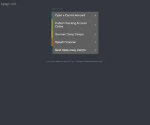 Oprge.com(Oprge) Screenshot