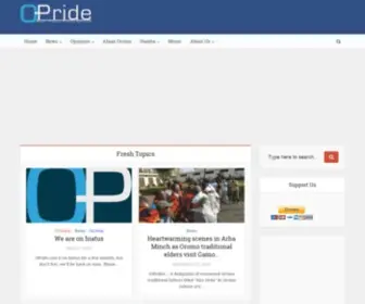 Opride.com(Opinions and analysis from Ethiopia and the Horn) Screenshot
