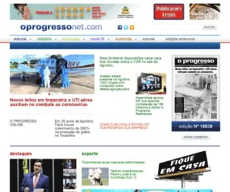 Oprogressonet.com(Jornal O Progresso) Screenshot