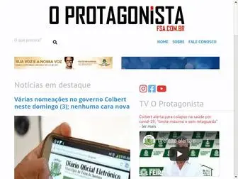 Oprotagonistafsa.com.br(O Protagonista FSA) Screenshot