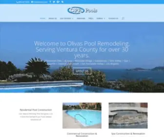 Oprpools.com( Olivas Pool Remodeling. Serving Ventura County for over 30 years. Ventura) Screenshot