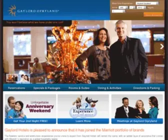 Oprylandhotels.com(Nashville Hotels) Screenshot