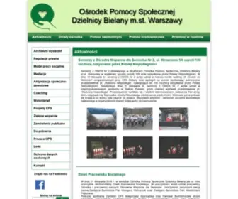 Opsbielany.waw.pl(Aktualności) Screenshot